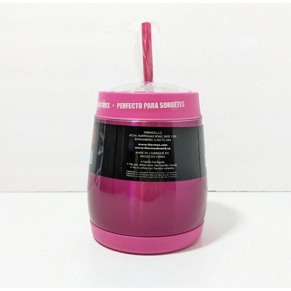 Thermos Pink Cold Cup Tumbler NEW 16oz Vacuum Insulated Stainless Steel Dome